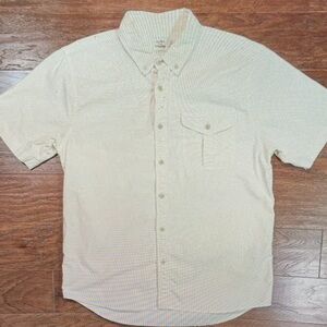 Classic Beige Casual Button Down Shirt